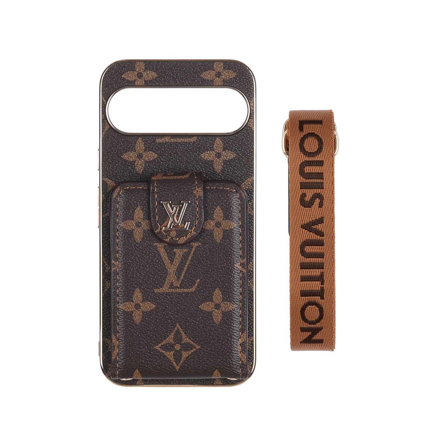 Bold Logo Brown Crossbody Case for Google Pixel – Sleek & Statement-Making (Copie)