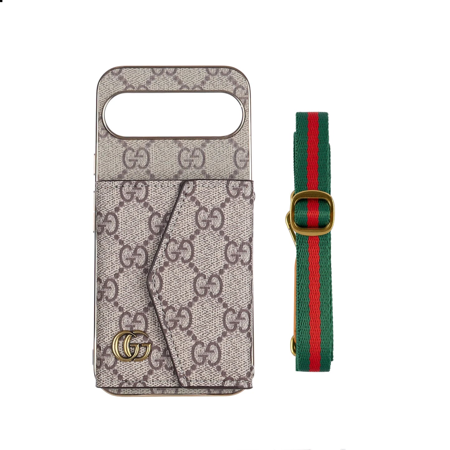 Luxury Crossbody Pixel Case – Designer-Inspired, Slim & Functional