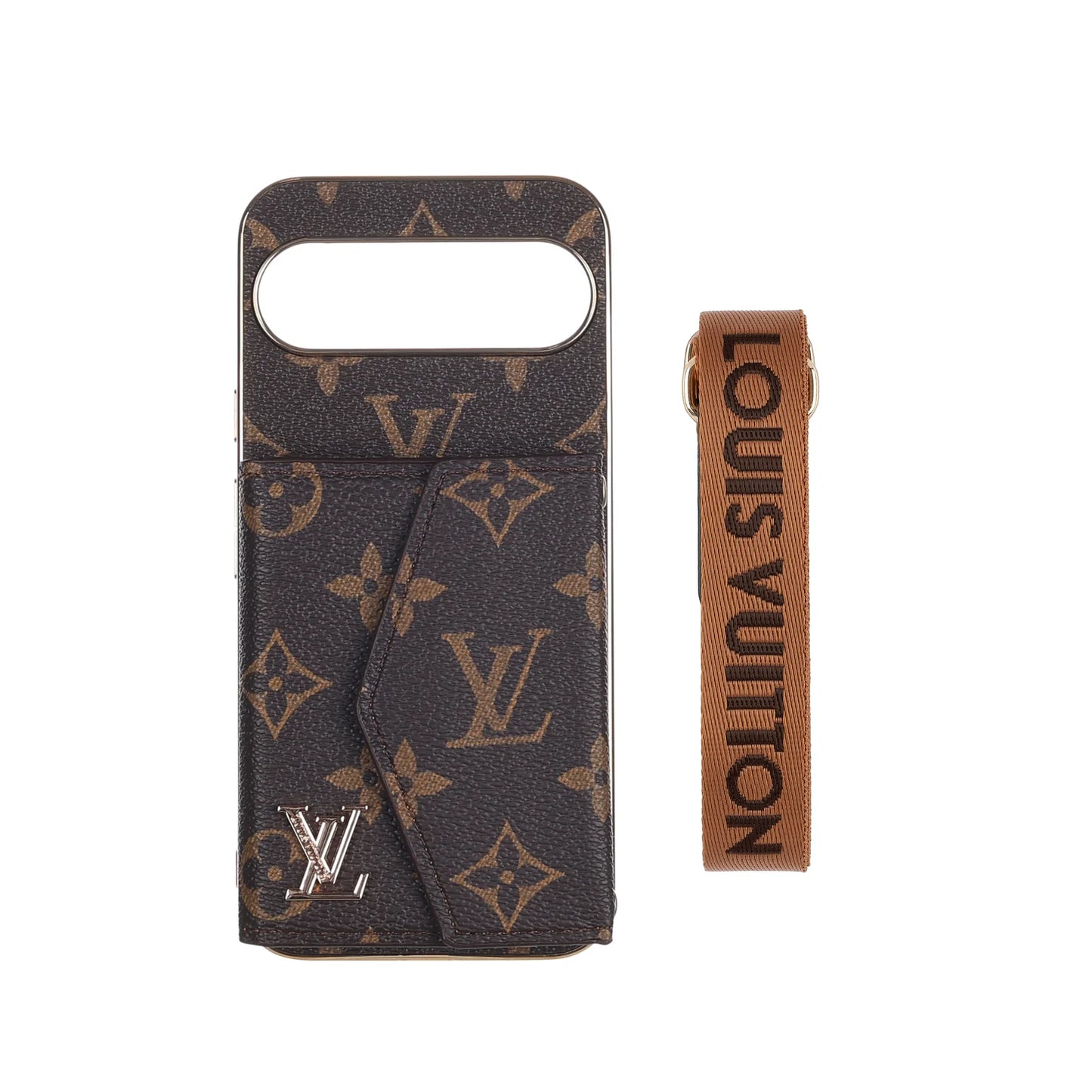 Luxury Crossbody Pixel Case – Designer-Inspired, Slim & Functional