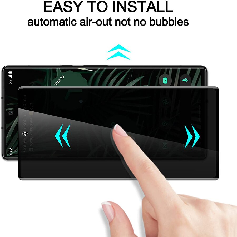 Anti Spy Tempered Glass For Google Pixel Series
