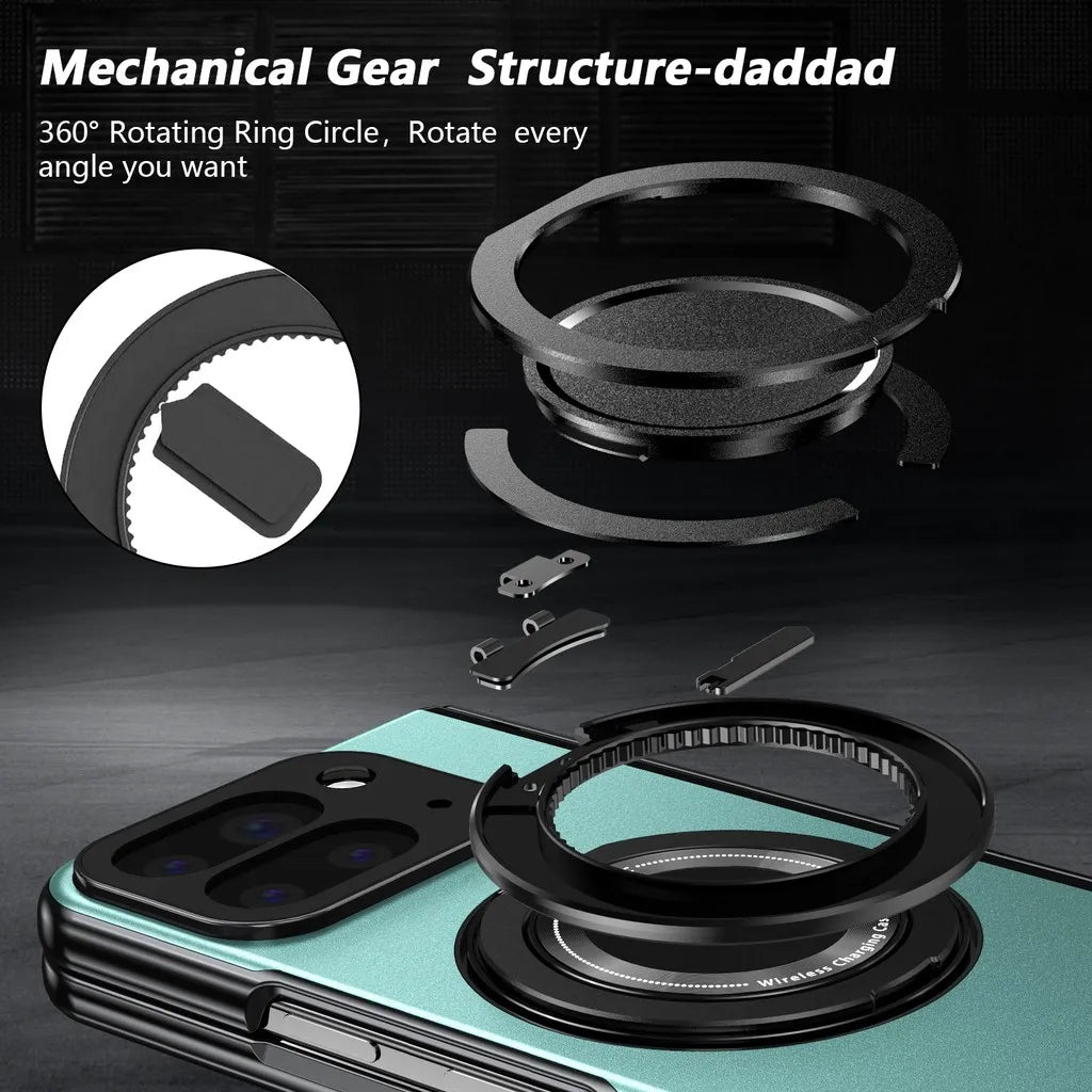 Magnetic Ring Stand Case for Pixel 10 Pro Fold