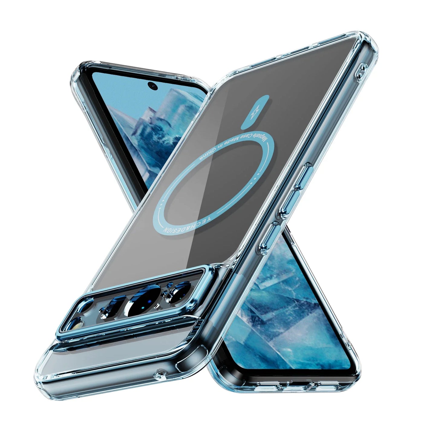 Slim Transparent Magsafe Case For Google Pixel 8 Series