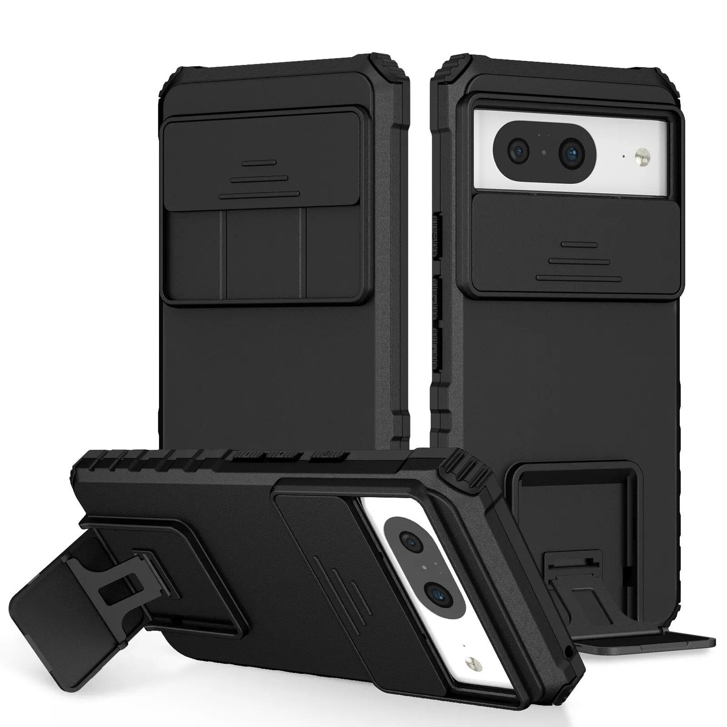 Shockproof Case with Stand Bracket For Google Pixel 8 Series
