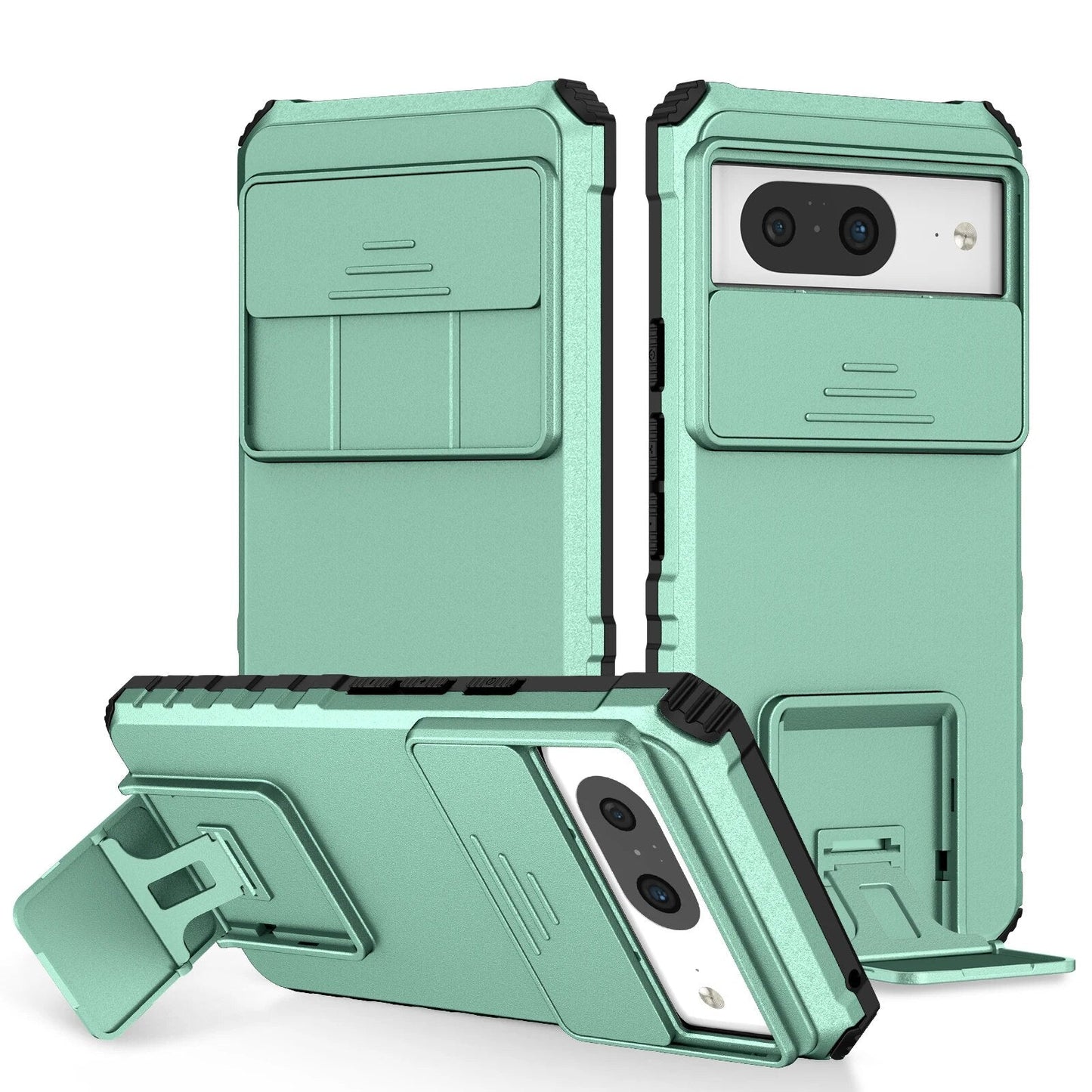 Shockproof Case with Stand Bracket For Google Pixel 8 Series