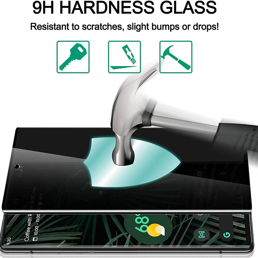 Anti Spy Tempered Glass For Google Pixel Series