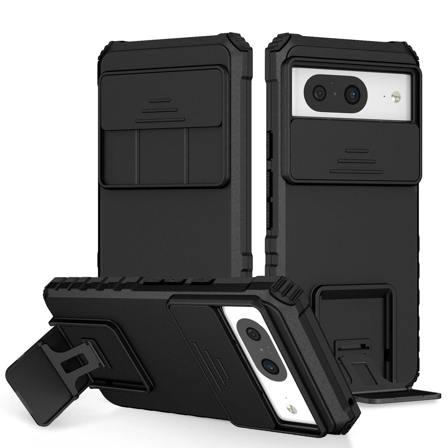 Shockproof Case with Stand Bracket For Google Pixel 8 Series